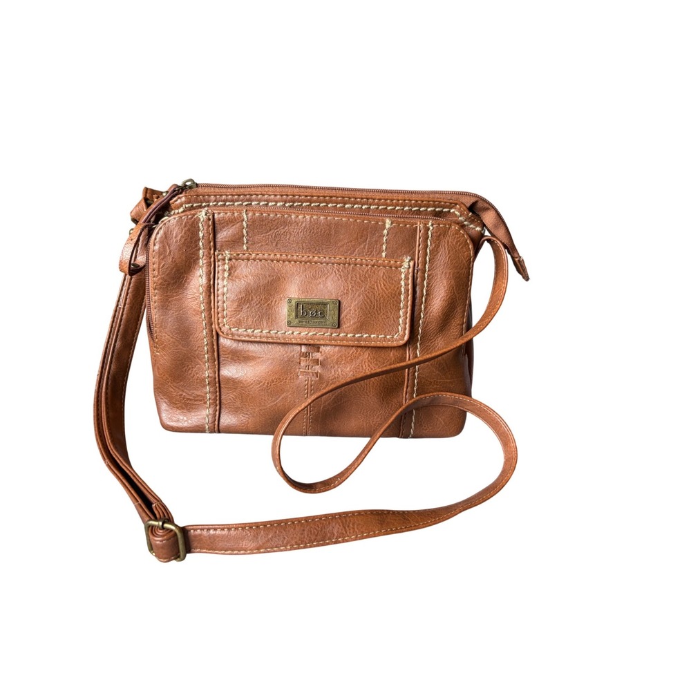 Leather Crossbody Bag in Tan by Fossil